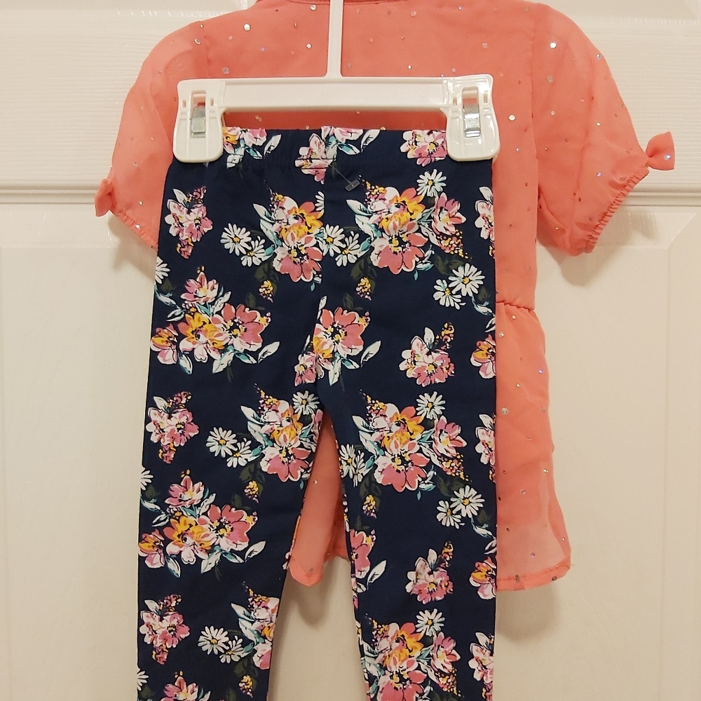 2 piece Outfit (Coral) - Picture 2 of 2